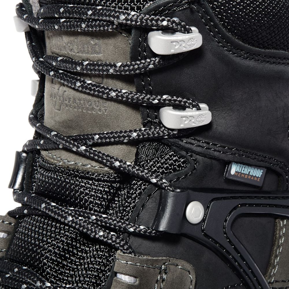 Botas de Trabajo Masculino - Timberland Pro® Hyperion 6\" Soft Toe - YSTLJ9305 - Pretas/Verde Oliva